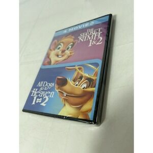 The Secret Of Nimh 1 And 2  And All Dogs Go To Heaven 1 And 2 ( 4 movie DVD) NEW